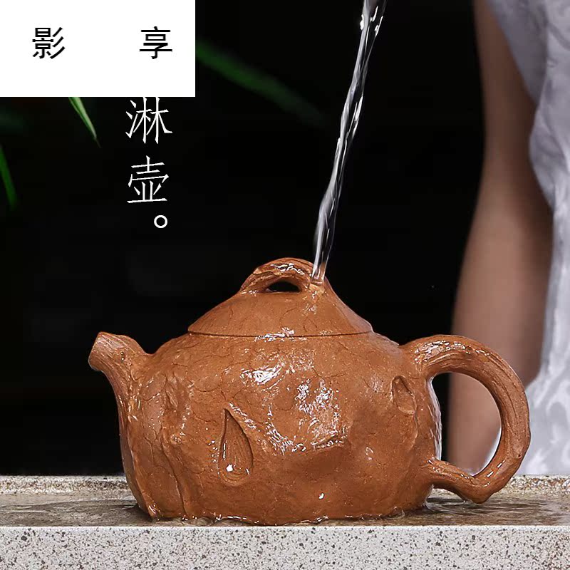 Shadow at yixing are it by pure manual teapot tea undressed ore old mud for spring teapot HM