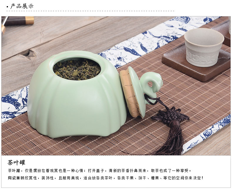 Shadow enjoy your up ceramic POTS sealed pot tea accessories violet arenaceous caddy fixings tea box packaging tea HF