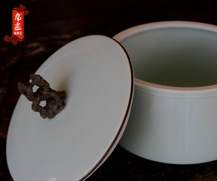 Shadow Shadow enjoy pu 'er tea box | jingdezhen ceramics ceramics celadon porcelain tea pot manually creative tea ware