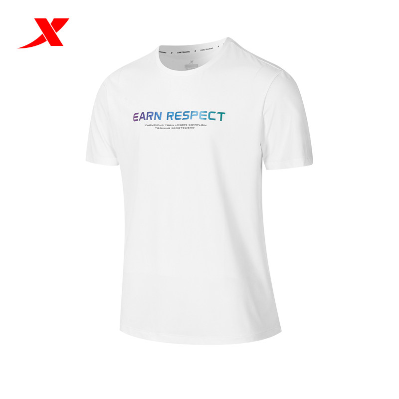 Xtep short-sleeved T-shirt men's 2022 summer new comfortable breathable half-sleeved knitted sweatshirt 978229010201