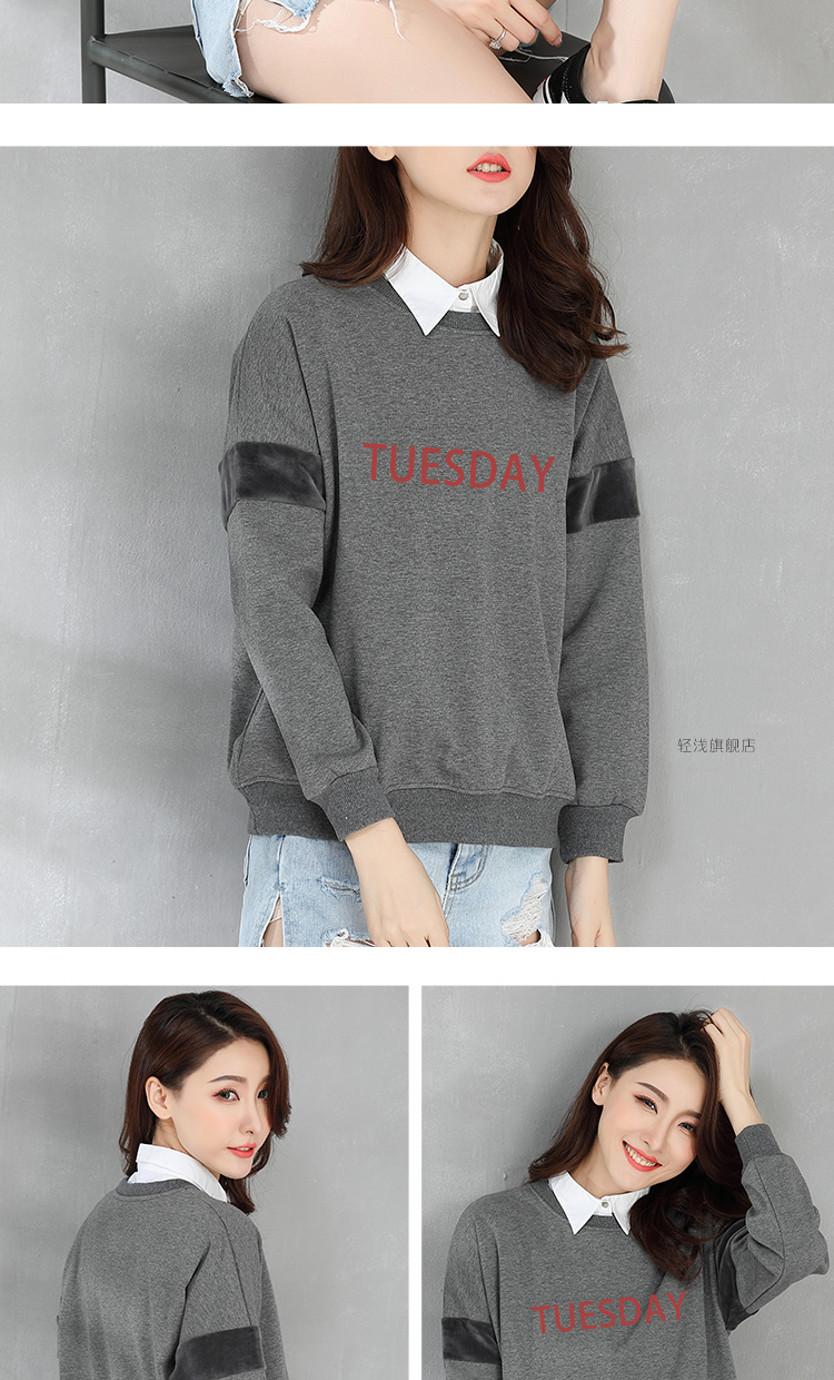 Sweatshirt femme en Coton - Ref 3216926 Image 14