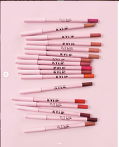 kylie gold younger sister 2021 new lip line pen icked latte coconut souffle roll pen knife