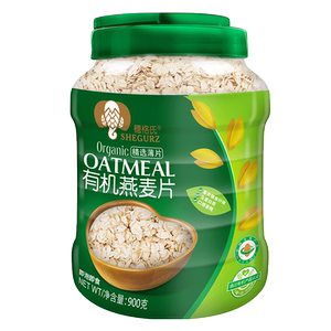 穗格氏孕妇麦片有机燕麦片无添加糖精营养即食早餐零食品原味900g