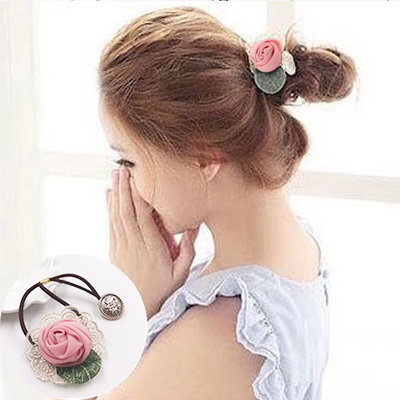 Trang sức Hàn Quốc phụ kiện tóc băng tóc headband băng tóc tóc ban nhạc cao su băng đeo đầu bao da đồ cột tóc