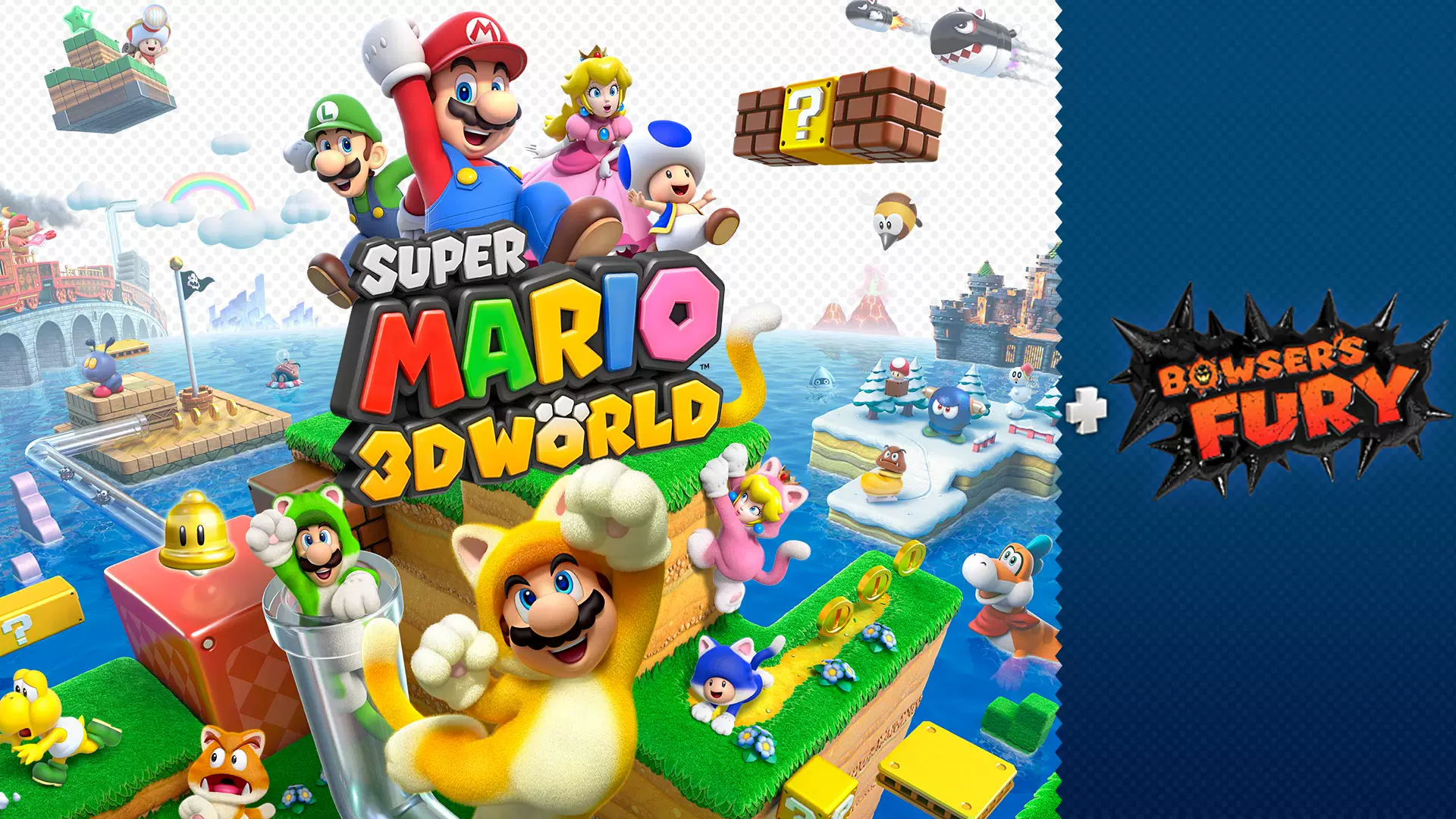 Nintendo Switch NS игра Super Mario 3D World + Rage World Bowser's Wrath китайский