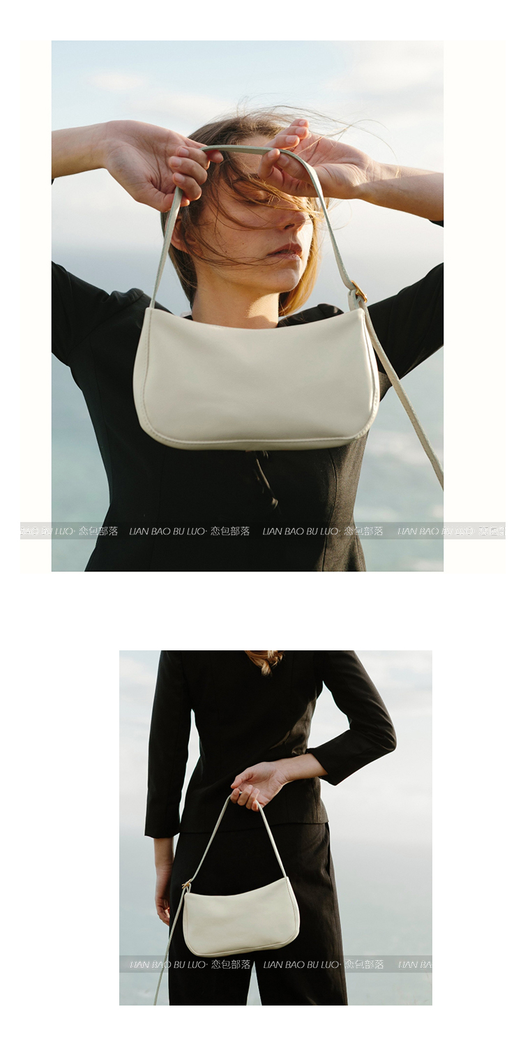 Middle Ages Bag Female 2019 Summer New Niche Design Simple Simple Underarms Oil Wax Túi xách Túi - Túi xách nữ ví pedro nữ chính hãng