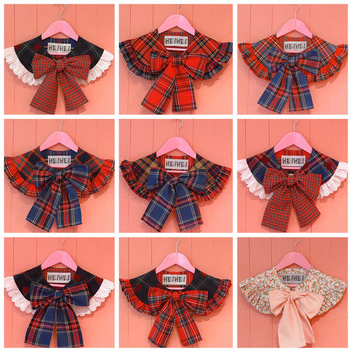 yuka Japan heihei agaric side butterfly twill collar Japanese vintage retro cute teenage girl