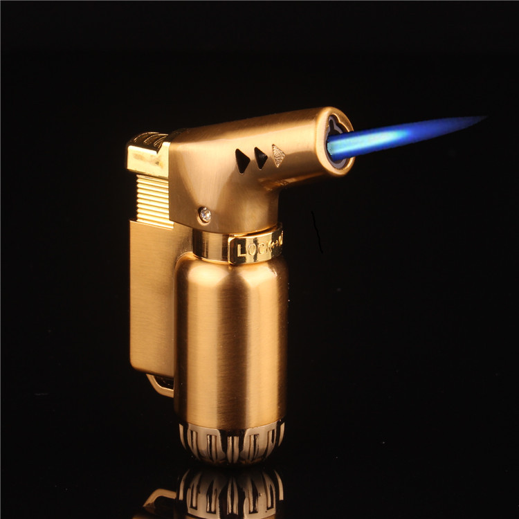 Small all-metal windproof straight-to-elbow welding torch high-temperature creativity can set the fire miniature spray gun lighter welding rod