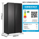 Haier 539-Liter Double-Door Inverter Air-Cooled Refrigerator with Glass Panel and Odor-Free Feature Bcd-539Wghsse5Sl