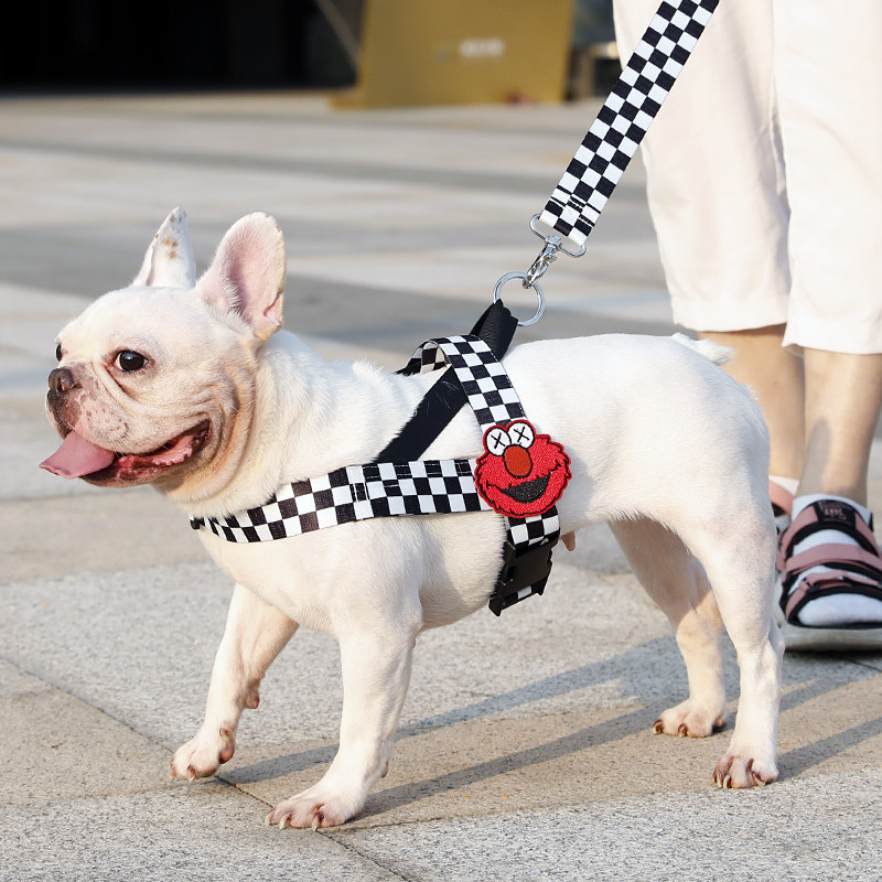 Tidal Dogs Traction Rope Small & Medium Dog Walking Dog Rope Dog Neckline Teddy Kirch Fardou Chest Holding Baby Bag Pet Supplies