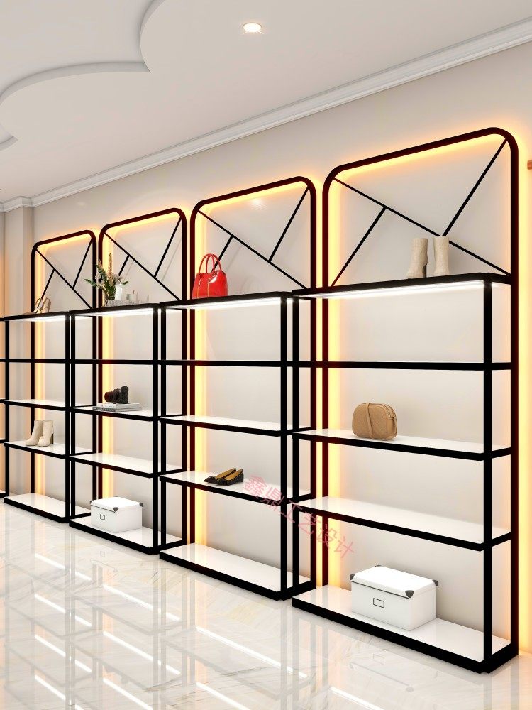 Shoe Store Shoe Rack Show Rack Show Mall With Lamp Container Children's Shoes Shop Shelves Open Shop With Shelves Bungaloo store exhibition shelves-Taobao