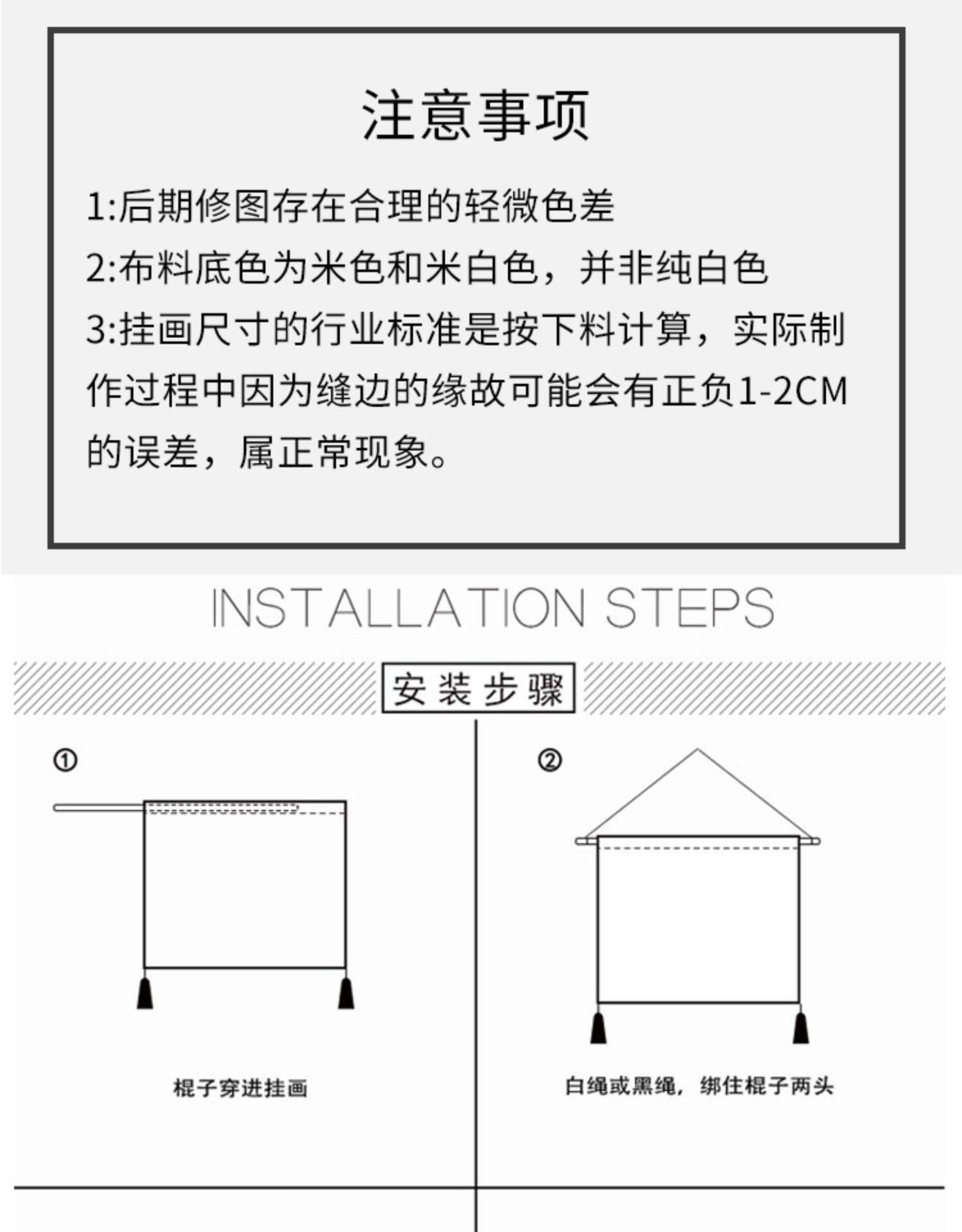 Гобелен ins花卉电表箱挂布背景布挂毯餐厅房间客厅卧室装饰布艺挂画定制