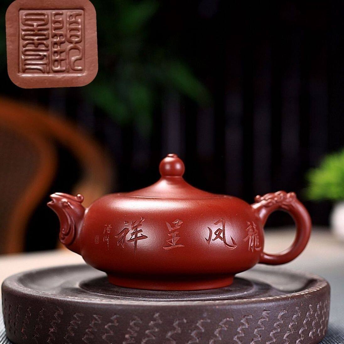 特價處理宜興紫砂壺顧景舟款原礦純手工防老做舊高檔石瓢老茶壺-淘寶