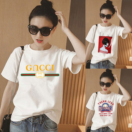Mùa hè Hàn Quốc phiên bản của thư trắng ngắn tay t-shirt nữ sinh viên hoang dã lỏng nửa tay áo Harajuku phong cách bf quần áo