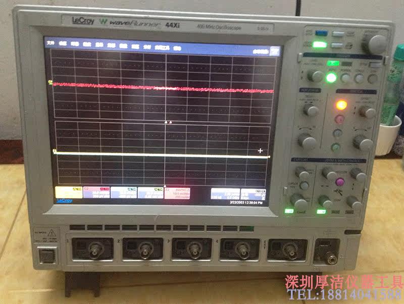 LeCroy 44Xi WaveRunner Digital Oscilloscope Imported LeCroy 400MHz Oscilloscope