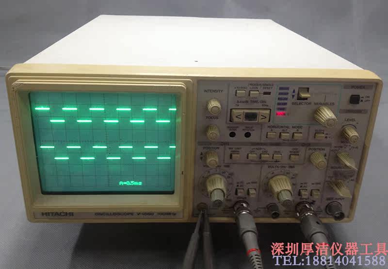 Hitachi V-1560 oscilloscope V1560 oscilloscope imported 100MHz oscilloscope v1560 oscilloscope