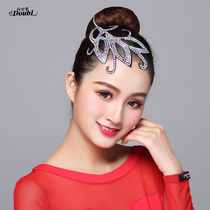 New modern dance national standard dance competition diamond-encrusted adult Latin dance headdress Professional childrens performance competition headdress