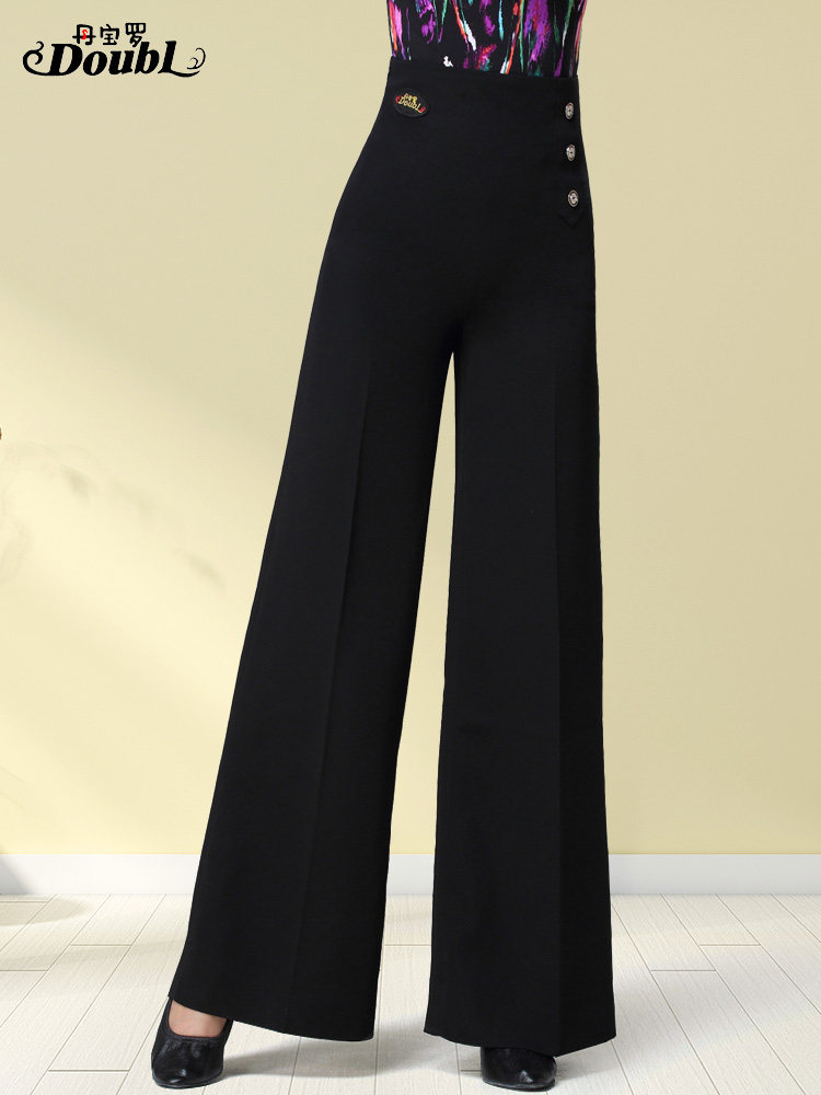 Danbaoluo's new dance pants women's Latin dance pants national standard dance trousers modern pants dance clothing friendship wide legs