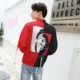 Áo khoác nam mùa thu phiên bản Hàn Quốc của xu hướng tự tu đẹp trai hoang dã sang trọng áo khoác sinh viên giản dị quần áo siêu lửa