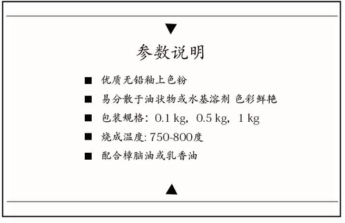 Пигментированная концентрированная глина, золотая бессвинцовая глазурь, сырье для косметических средств