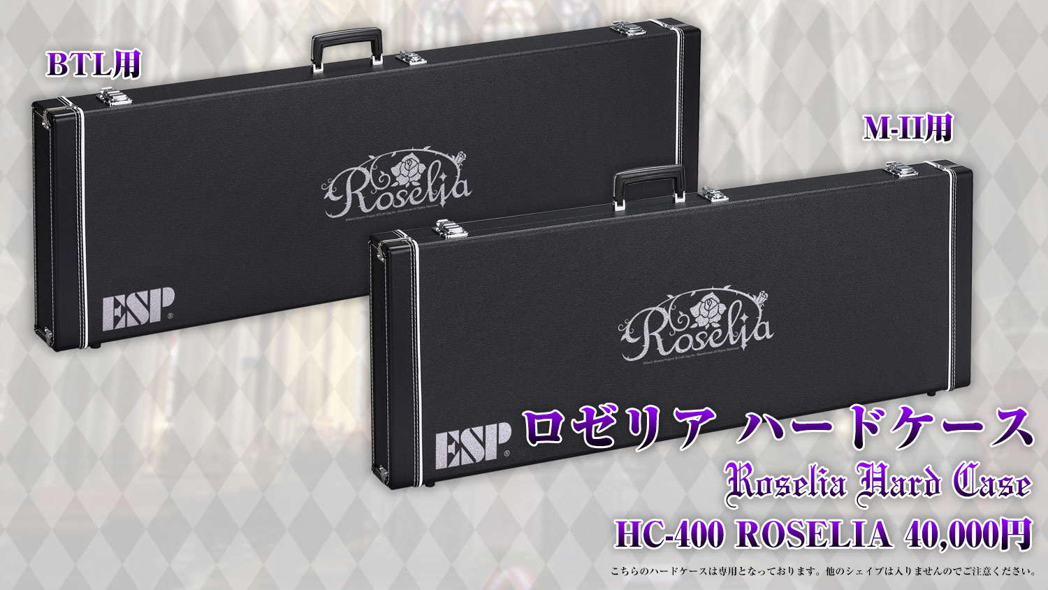 (BANGDREAM) Roselia LOGO electric guitar Beschen box HC-400 Nissan