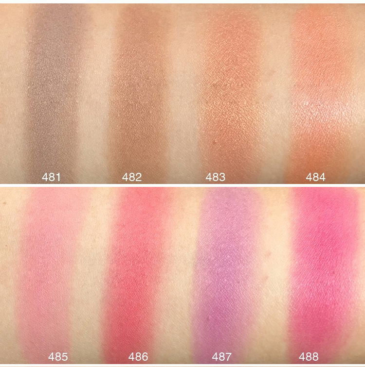 Hoa Kỳ LA Girl la girl Má hồng đơn sắc màu hồng nhạt Sửa chữa công suất 480 483 - Blush / Cochineal má hồng colourpop