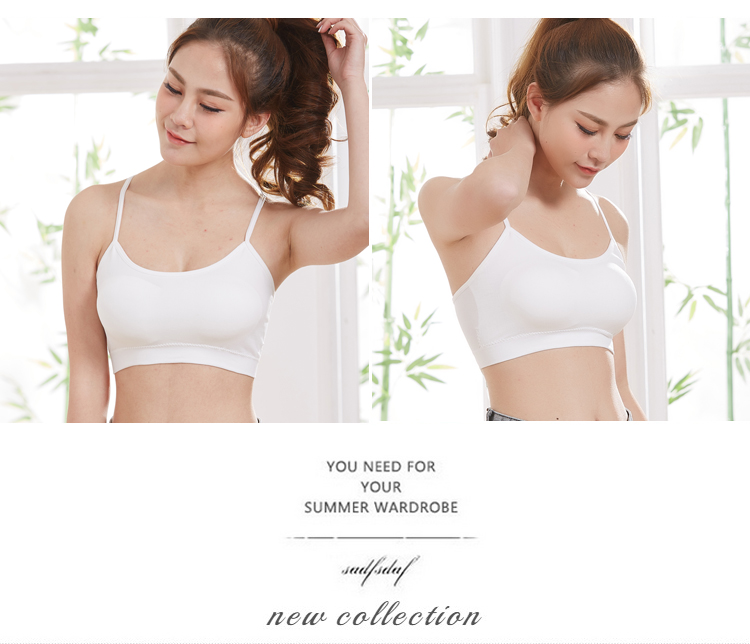 Không có vòng thép áo ngực cô gái phát triển thời gian áo ngực junior học sinh trung học ống top beauty vest sinh viên chạy đồ lót