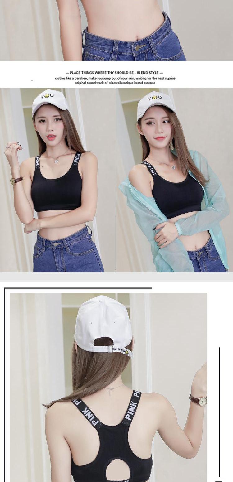 Cô gái thể thao đồ lót ống hoang với áo lót ngực đẹp vest học sinh trung học cơ sở sling vest vest quấn ngực áo ngực áo ống trơn