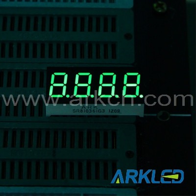 0.36 inch four-in-one ultra-bright emerald green co-yin 4-digit digital tube ARK SR820361G