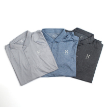 No trace lapel collar quick-drying clothes long sleeve men loose casual quick-drying polo shirt Ice Silk breathable sunscreen golf T-shirt