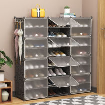 Shoe rack Simple door corridor shoe cabinet Outdoor household dustproof Economical dormitory space-saving multi-layer storage artifact