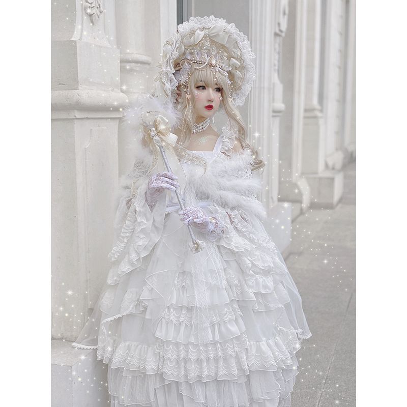 华丽优雅天使祈祷花嫁洛丽塔连衣裙Lolita吊带裙JSK裙子_Cosplay女装_淘宝游戏网