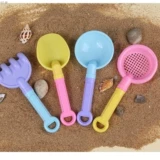 Пластиковая лопата, пляжная маленькая игрушка для игры с песком