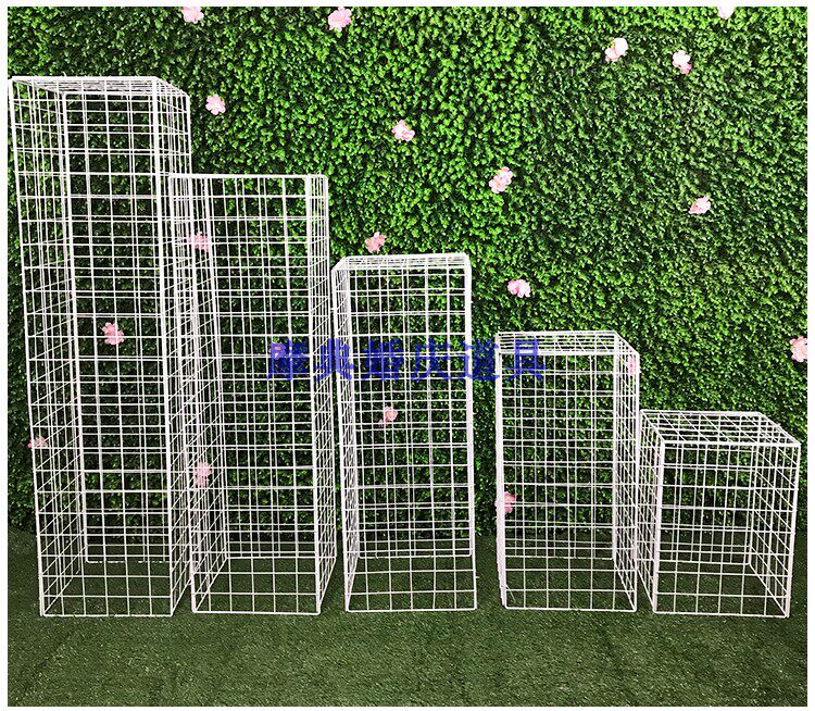 Wedding Celebration Props Iron Art Grid Geometric Road Leading Ttai Road Leading Wedding Stage Wedding Stage Welcome Area Background Wall Decoration Swing