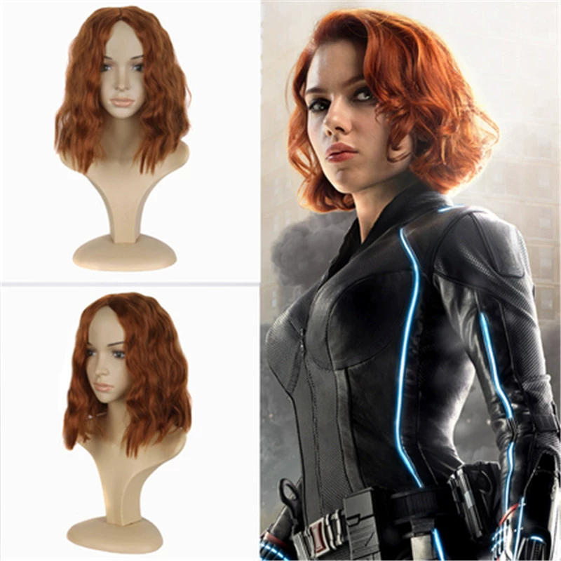 Avengers Black Widow Tóc giả Ultron Thời đại Người mẫu Cosplay Cosplay Tóc giả Nữ Tóc xoăn - Cosplay