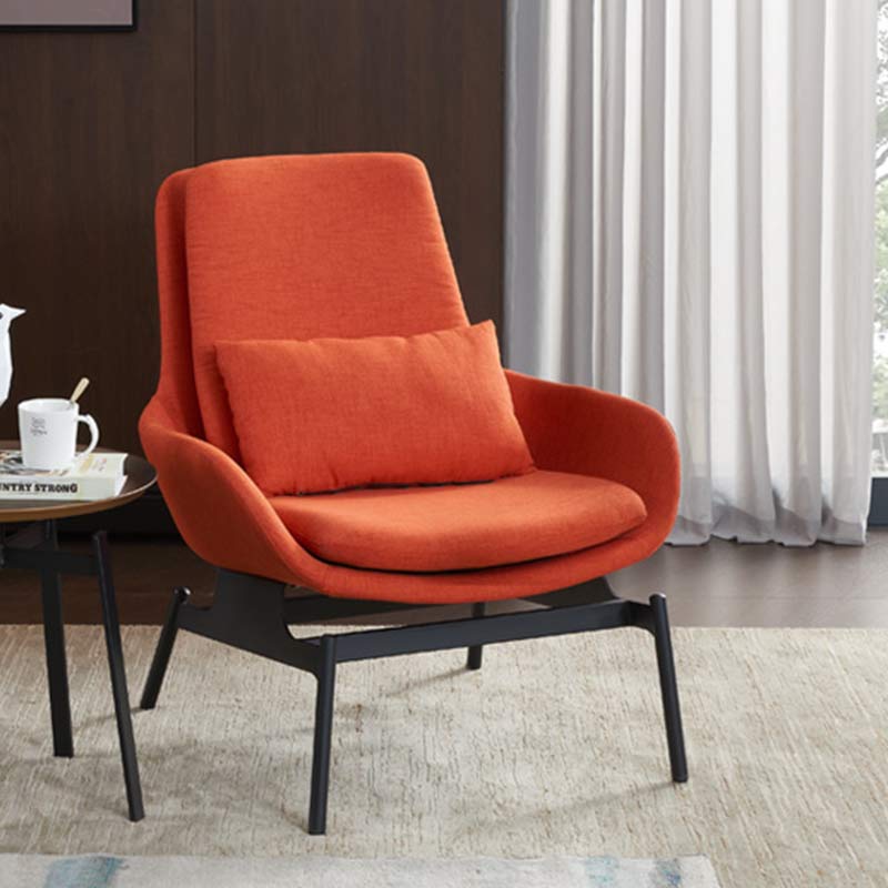 Zhuorui custom sofa chair Nordic simple lazy chair single balcony chair creative sofa chair small apartment reclining chair