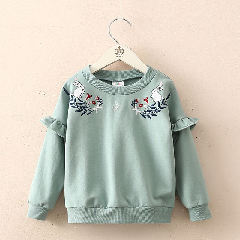 Korean baby's round - collar cotton T2021 Autumn new child cartoon long sleeve head