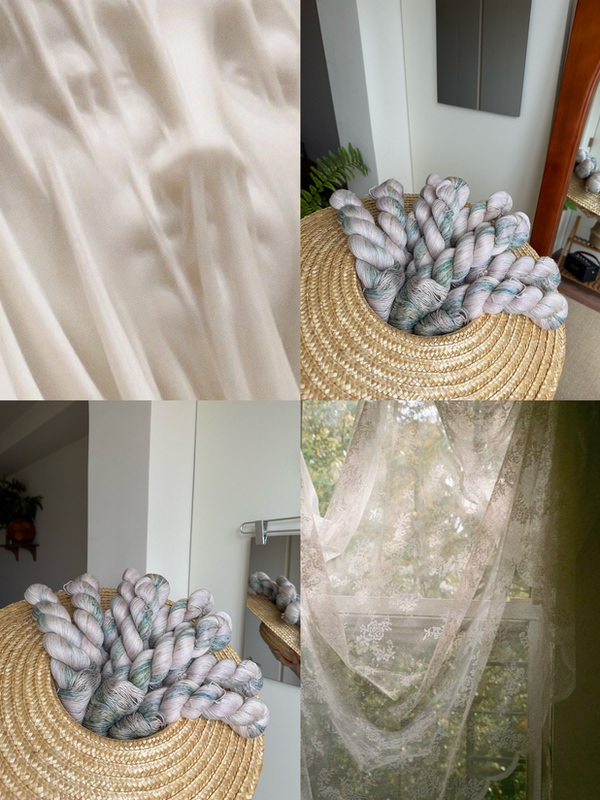 A Tree of Lychees, July Hand-Dyed Silk Yak Wool, Soft and Heart-Warming A Tree of Lychees, July Hand-Dyed Silk Yak Wool, Soft and Heart-Warming