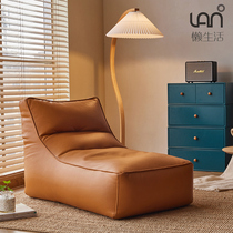 Single Sofa Bed small family type Living room Multifunction Dual-use tech cloth Bedroom nets Red slob couch balcony lying down