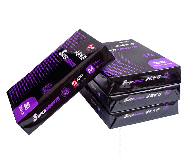 Indonesia nguồn gốc ứng dụng thế giới tương lai A4 giấy sao giấy trắng 70g máy tính in giấy trắng giấy văn phòng Các loại giấy in
