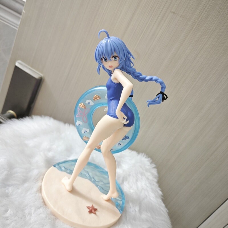 Swimsuit Luo Qixi [Top Version] Beautiful Girl Anime Model Gk Figure Statue Ornament Gift