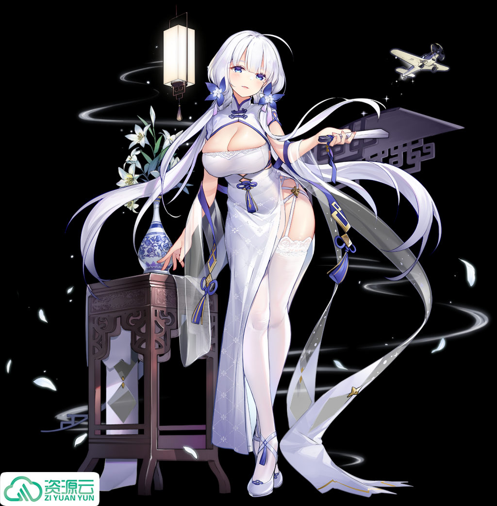 二次元mmd 碧蓝航线光辉 钟情春日pmx格式3d素材资源3d模型人物