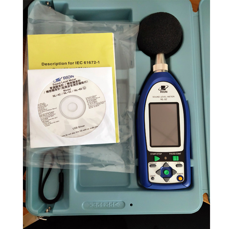 日本理音噪音计NL-52A高精度噪音分析仪NL-52噪音采集计传输功能