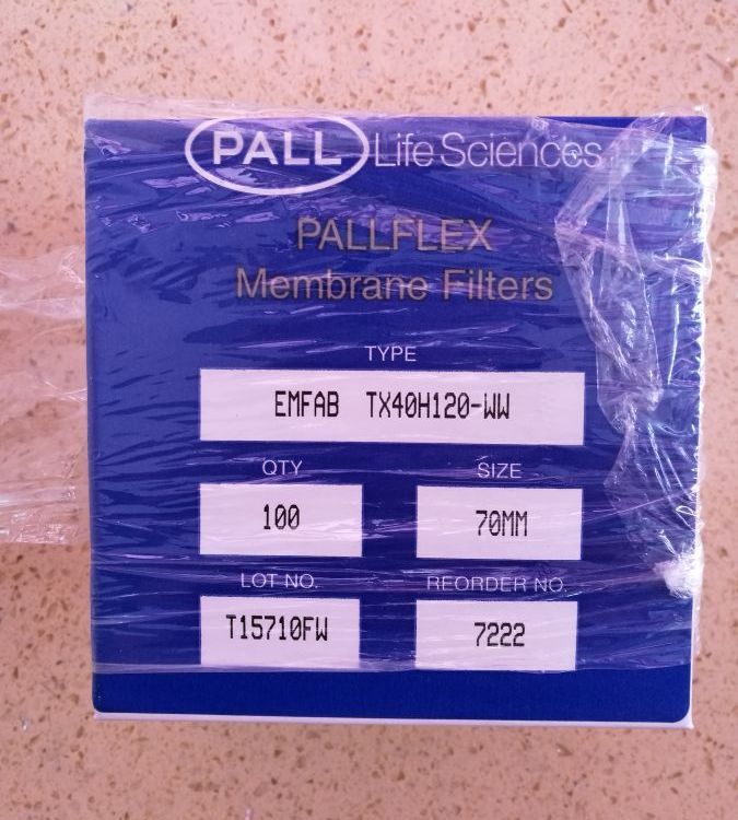PALL颇尔7221/722247mm/70mm发动机尾气检测滤膜