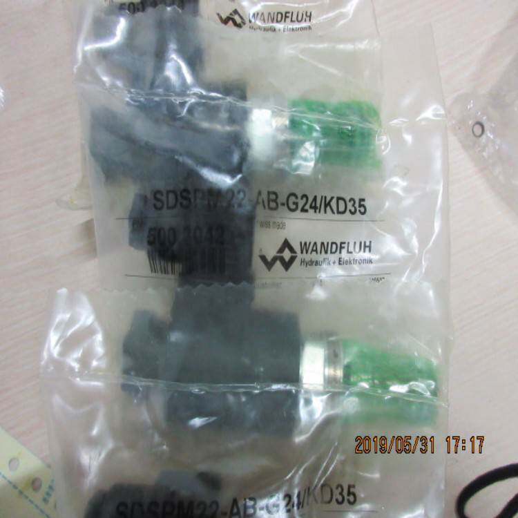 液压 瑞士Wandfluh/万福乐 SDSPM22-FG-R230/MD35 电磁换向阀