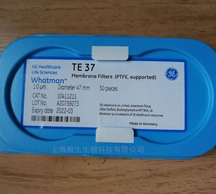 WHATMAN特氟龙TE37型PTFE过滤膜10411211 10411205