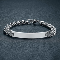Factory straight batch titanium steel bracelet Simple Mens bracelet small jewelry polished titanium steel bracelet BR-069