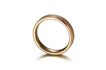 Titanium Steel rose gold frosted ring matte ring pair ring Korean ring spot mixed batch