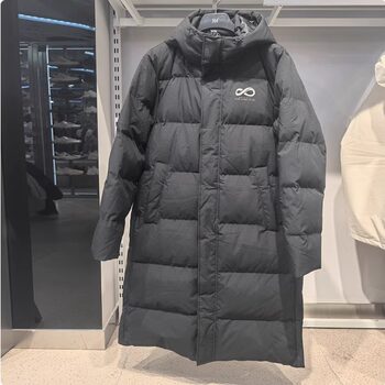 361 Degrees Long down Jacket for Men 2024 Winter New Thickened Warm Hooded Duck down Coat 552449304N