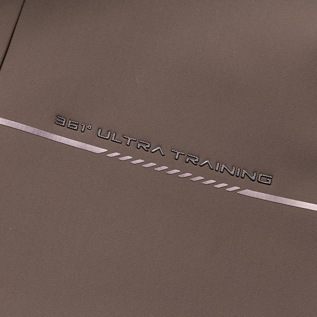 361 Men's velvet lined windbreaker sports jacket 2024 winter new stand collar casual top 552444019A